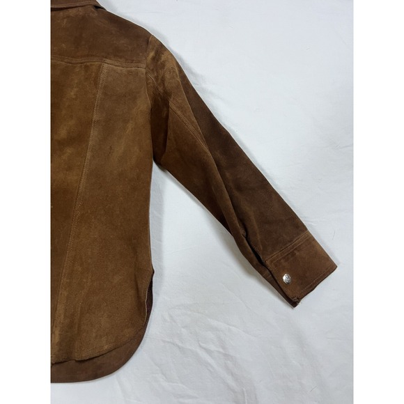 Vintage‎ Suede Jacket Woodstock California 70s Leather | Brown | Women's Small - Picture 14 of 16